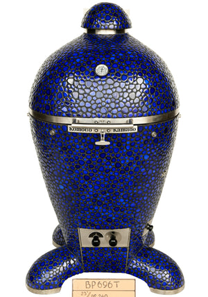 23" Ultimate, Kamado Grill Cobalt Blue Pebble BP696T
