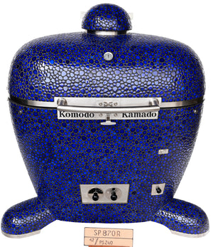 42" SBB - Cobalt Blue Pebble Kamado Grill SP870R - SOLD Michael P