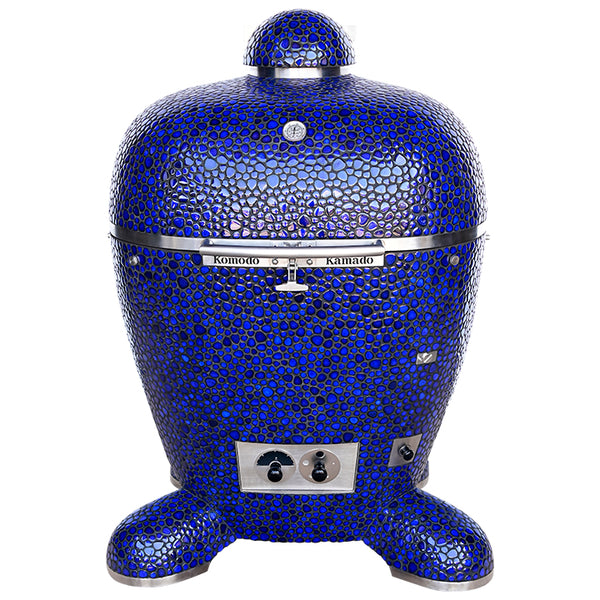 32" BB  Kamado Grill  Cobalt Blue  Pebble AU446V (In Stock US)