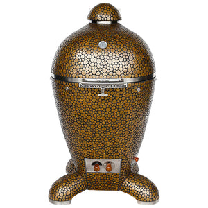23" Ultimate Kamado grill, Olive and Gold Pebble BU836Z