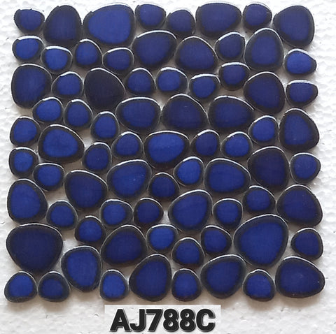 50% Deposit-32" BB Cobalt Blue Pebble AJ788C