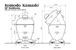 CAD "Like" Drawing of a 38" Goldilocks