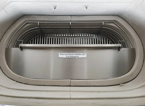 42" SBB Charcoal Basket Splitter for Rotisserie ETA End of April