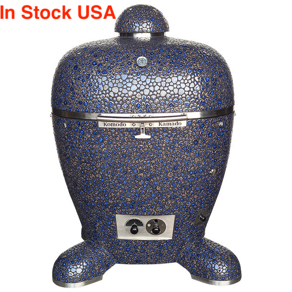 32" BB Kamado Grill Terra Blue Pebble AM038H