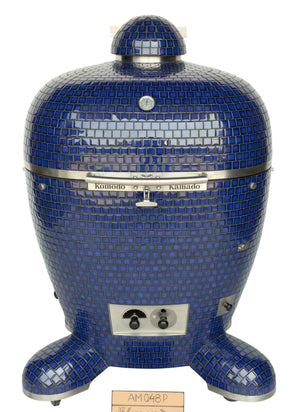 32" BB Kamado Grill Cobalt Blue AM048P