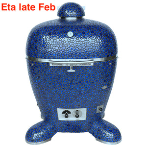 32" BB Kamado Grill Cobalt Blue Pebble AM308D