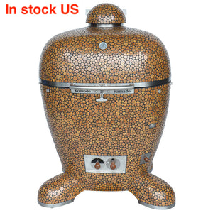 32" BB Kamado Grill Harvest Gold Pebble AM428F