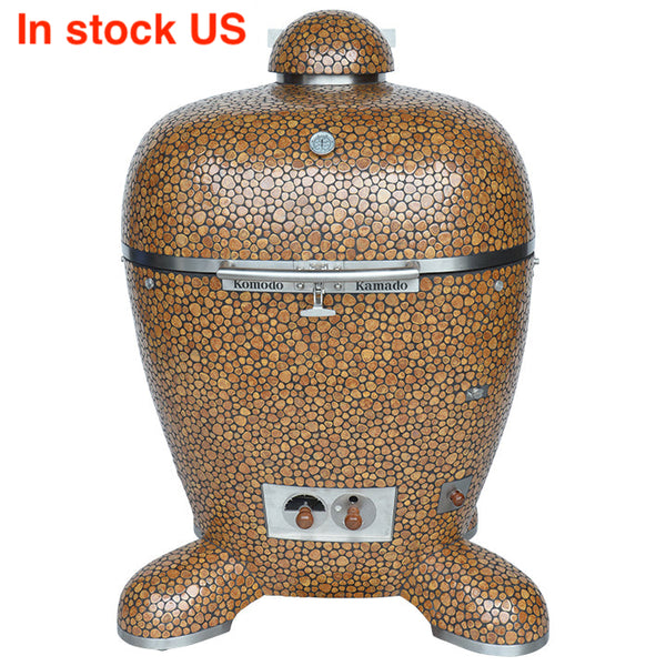 32" BB Kamado Grill Harvest Gold Pebble AM428F