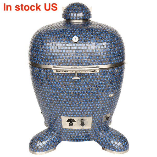 32" BB Kamado Grill Terra Blue AM518F