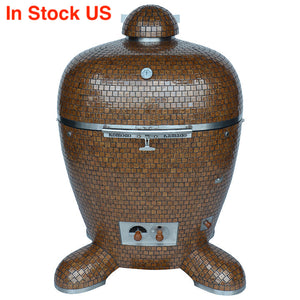 32" BB Kamado Grill Autumn Gold AM608D