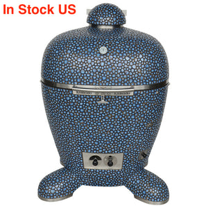 32" BB Kamado Grill Light Terra Blue Pebble AM697D