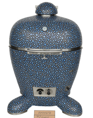 32" BB Kamado Grill Light Terra Blue Pebble AM697D