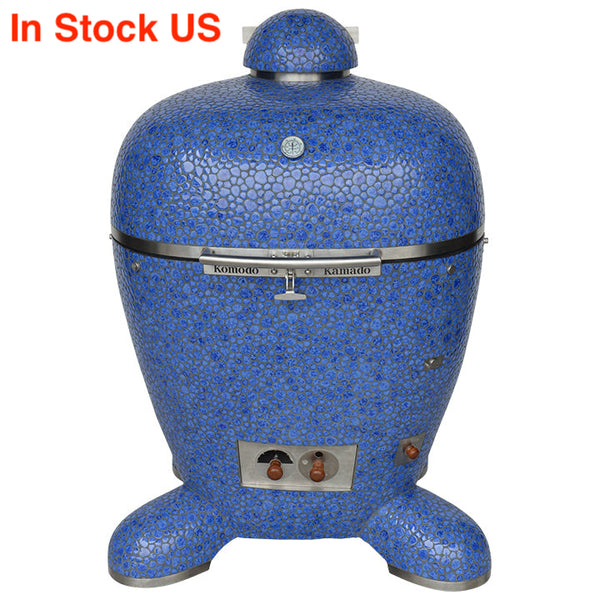 32" BB Kamado Grill Vibrant Blue Pebble AM797D