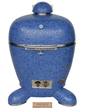 32" BB Kamado Grill Vibrant Blue Pebble AM797D