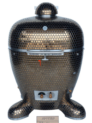 32" BB Kamado Grill Bronze Metallic AM938P Troy P.