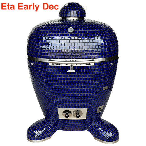 32" BB Kamado Grill Cobalt Blue AP097A