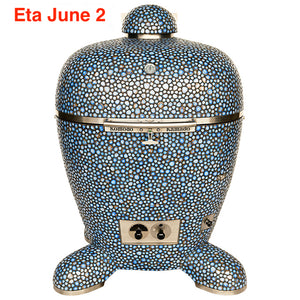 32" BB Kamado Grill Light Terra Blue Pebble AP247T