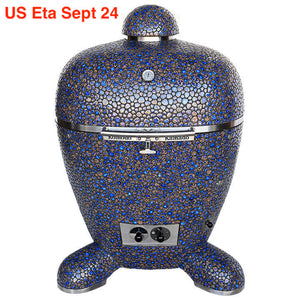 32" BB Kamado Grill Terra Blue Pebble AP277W