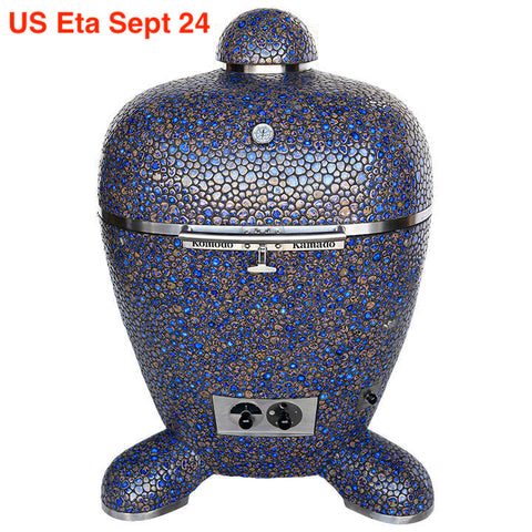 32" BB Kamado Grill Terra Blue Pebble AP277W