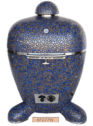 32" BB Kamado Grill Terra Blue Pebble AP277W