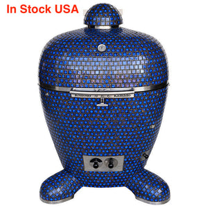 32" BB Kamado Grill Terra Blue AP467W