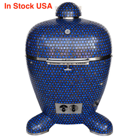 32" BB Kamado Grill Terra Blue AP467W