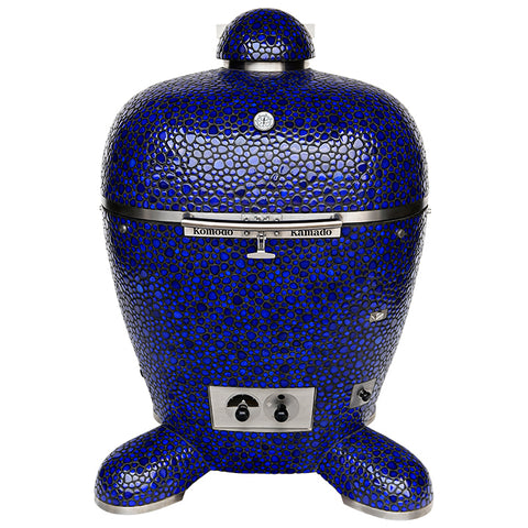 32" BB Kamado Grill Cobalt Blue Pebble AP527R