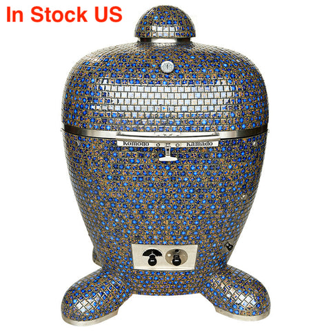 32" BB Kamado Grill Terra Blue AP987A