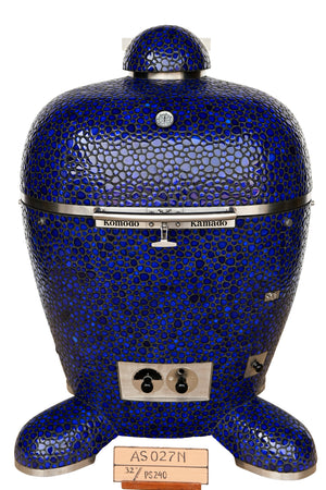 32" BB Kamado Grill Cobalt Blue Pebble AS027N