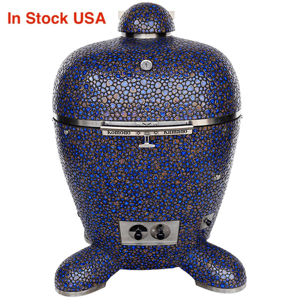 32" BB Kamado Grill Terra Blue Pebble AS407M