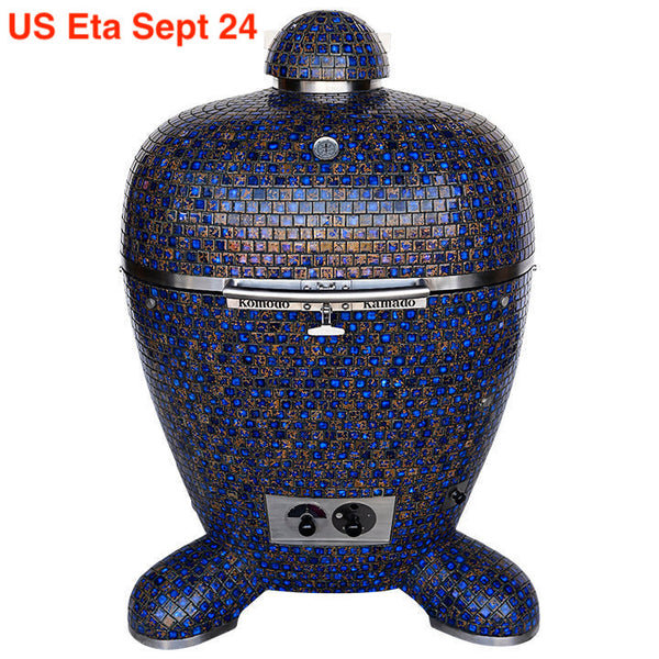 32" BB Kamado Grill Terra Blue AP377W