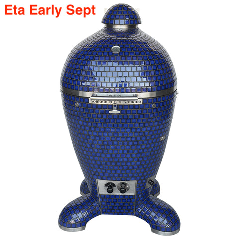 23" Ultimate Kamado Grill_Cobalt Blue BJ177Z