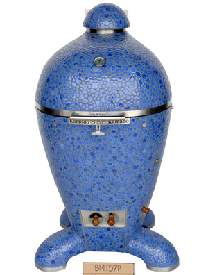 23" Ultimate,Kamado Grill Vibrant Blue Pebble BM157P
