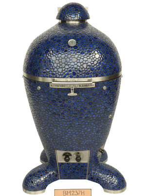 23" Ultimate,Kamado Grill Cobalt Blue Pebble BM237H