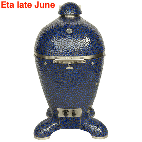 23" Ultimate,Kamado Grill Cobalt Blue Pebble BM237H
