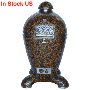 23" Ultimate,Kamado Grill Dark Autumn Pebble BM247K