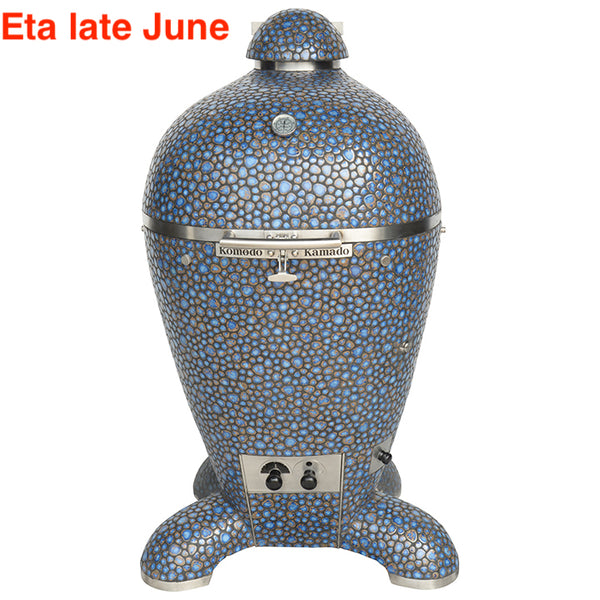 23" Ultimate,Kamado Grill Terra Blue Pebble BM537H