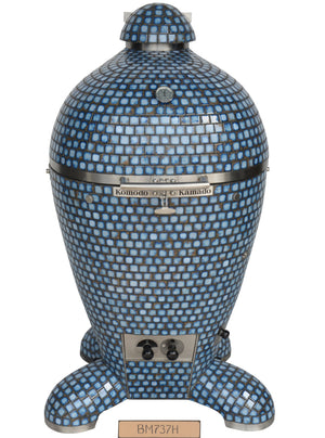 23" Ultimate Kamado Grill Terra Blue BM737H