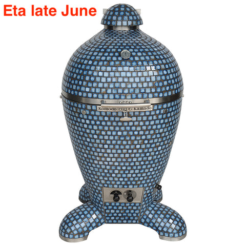 23" Ultimate Kamado Grill Terra Blue BM737H