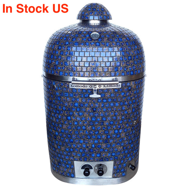 22" Beast - Terra Blue Kamado Grill CTM041K