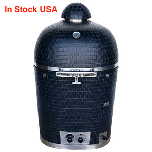 22" Beast - Matte Black Kamado Grill CTP721V