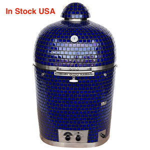 22" Beast - Cobalt Blue Kamado Grill CTS811J (in stock USA)