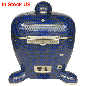 38" Goldilocks- Kamado Grill Cobalt Blue GDJ320T