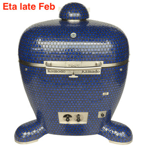 38" Goldilocks- Kamado Grill Cobalt Blue GDJ320T