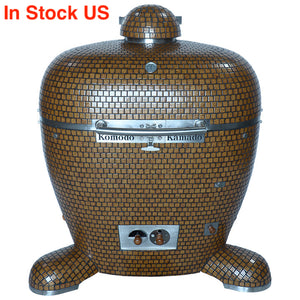 38" Goldilocks- Kamado Grill Autumn Gold GDM020K
