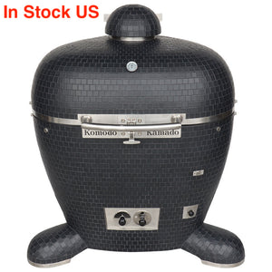 38" Goldilocks- Kamado Grill Matte Black GDM500D