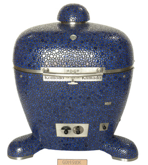 38" Goldilocks- Kamado Grill Cobalt Blue Pebble GDM910K