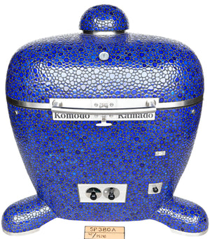 42" SBB - Kamado Grill Mixed Cobalt Blue Pebble SP380A