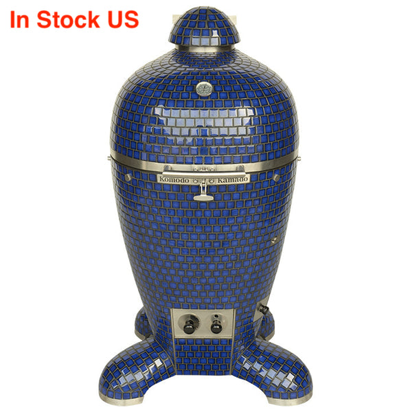 21" Supreme Kamado Grill, Cobalt Blue SPJ431X