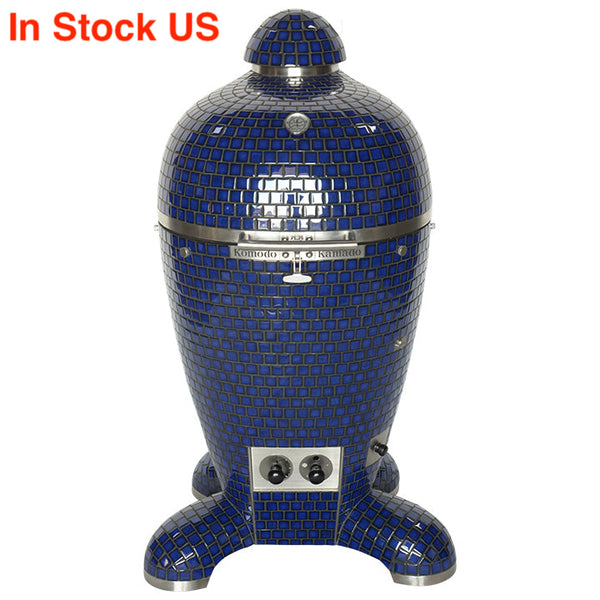 21" Supreme Kamado Grill, Cobalt Blue SPM131K